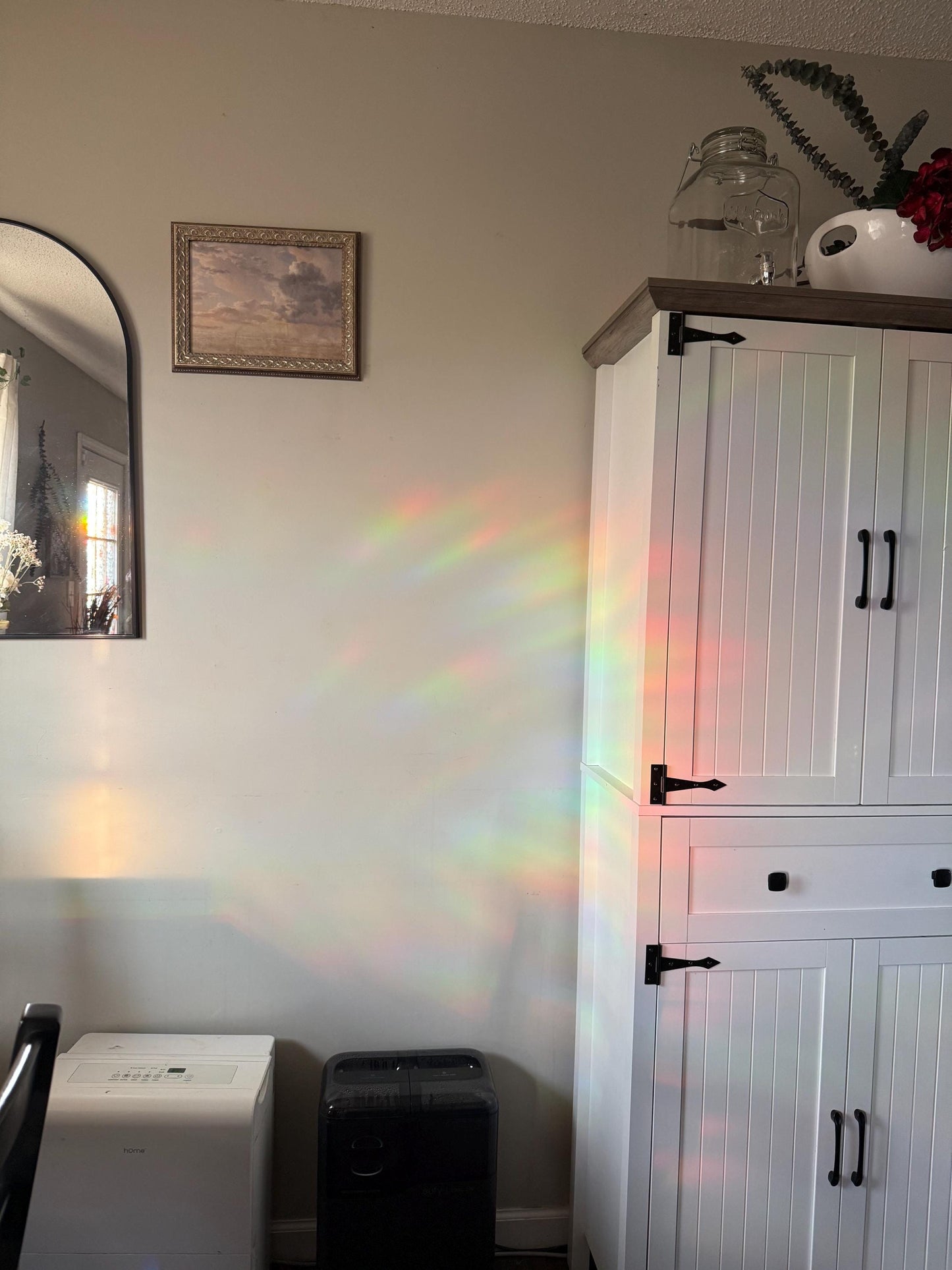 Honeybee Suncatcher | Bee Window Sticker | Suncatcher Window Cling | Rainbow Window Decal