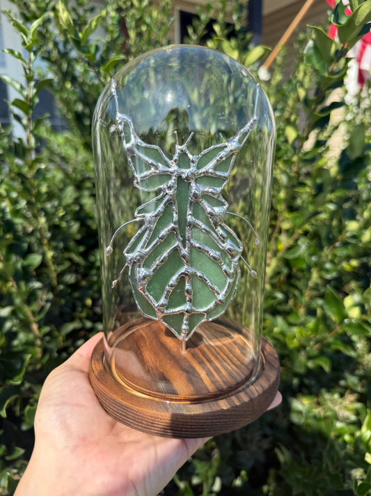 Prying Mantis Stained Glass Suncatcher Specimen