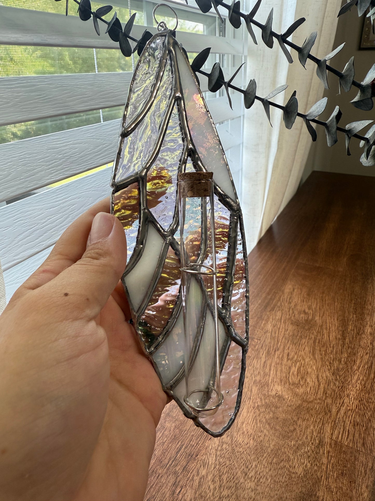 Angel Wing Stained Glass Plant Propagation Pattern