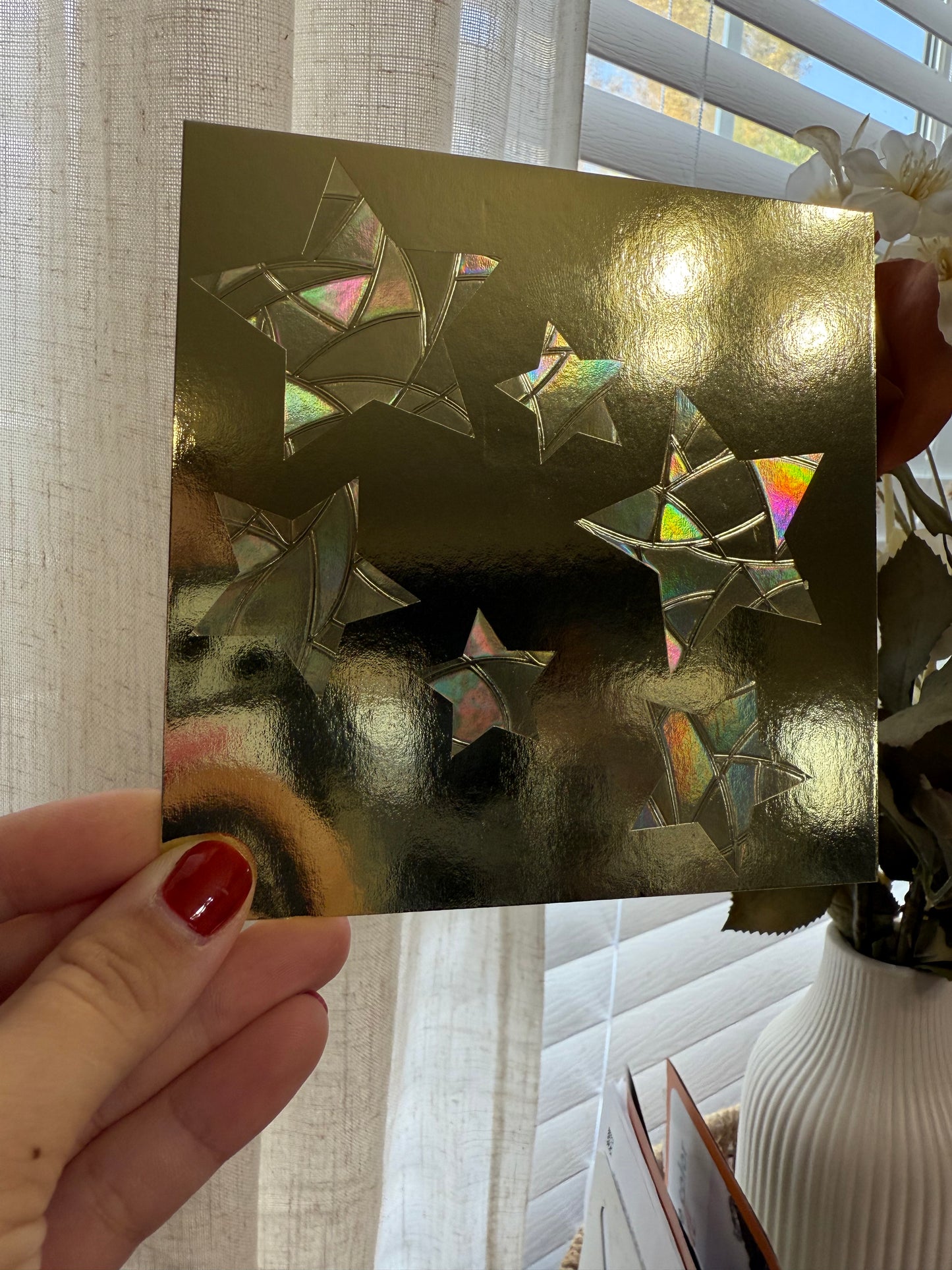 Stars Suncatcher | Stars Window Sticker | Suncatcher Window Cling | Rainbow Window Decal