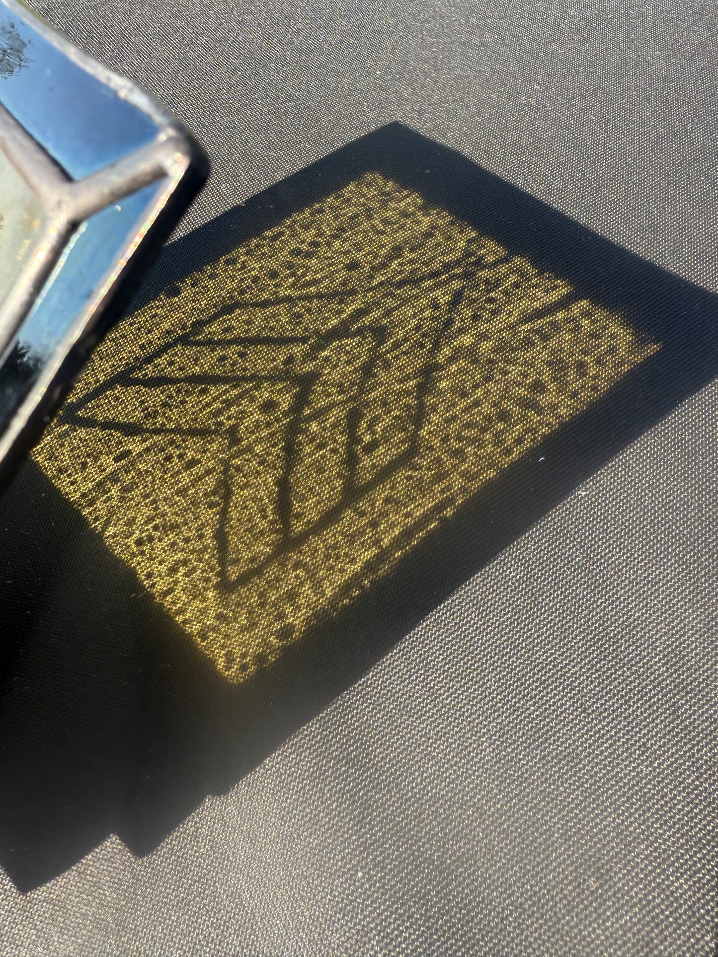 Custom Army Rank Stained Glass Plaque