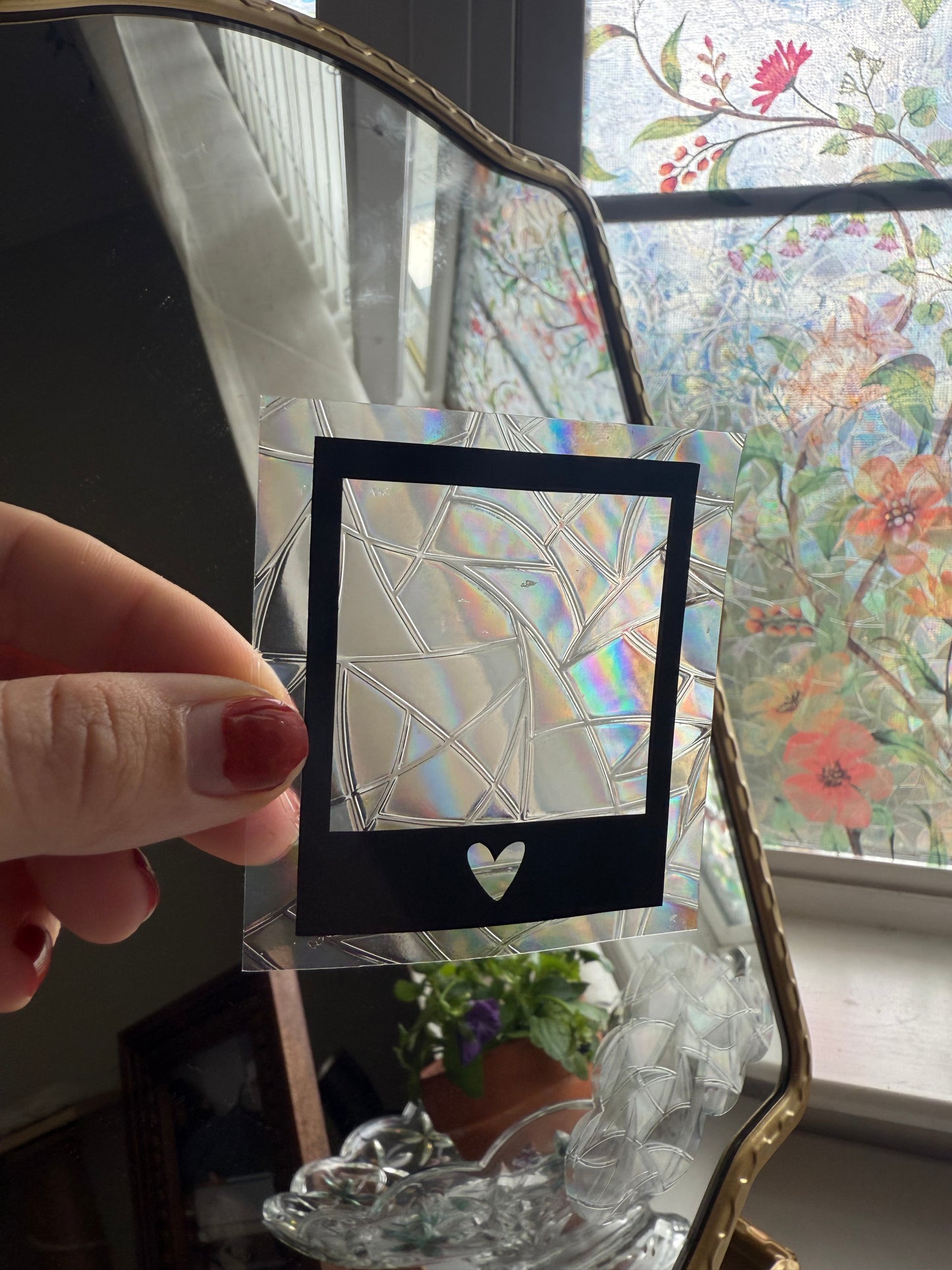 Polaroid Suncatcher Window Cling