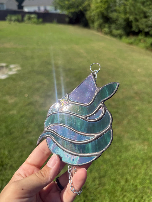 Raindrop Snake Stained Glass Pattern