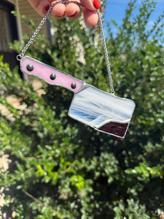 Bloody Knife Stained Glass Suncatcher Pattern