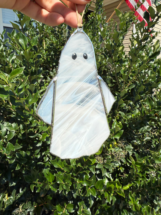 Ghost Stained Glass Suncatcher | Goth Babe Decor
