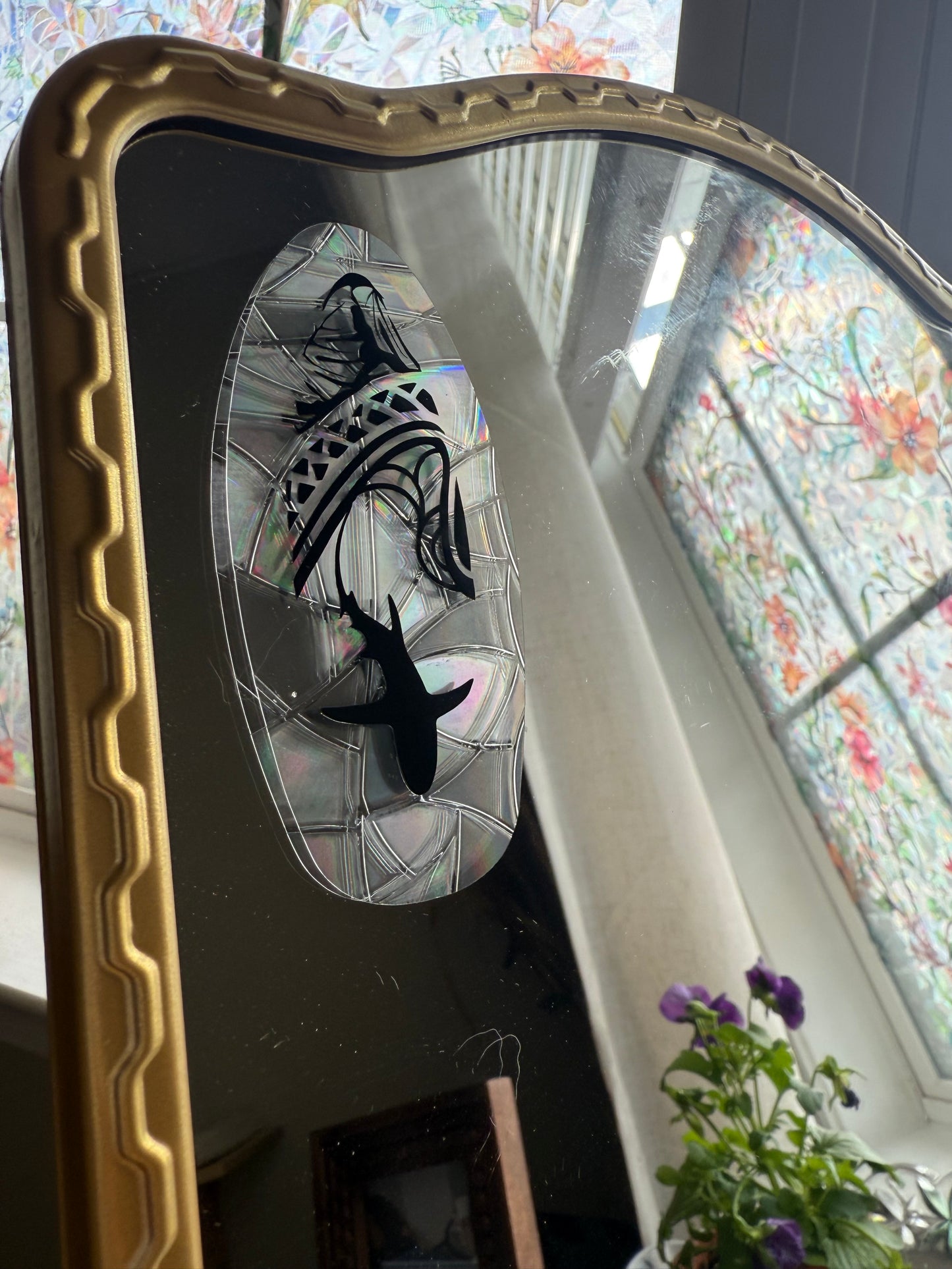 Surfboard Suncatcher Window Cling