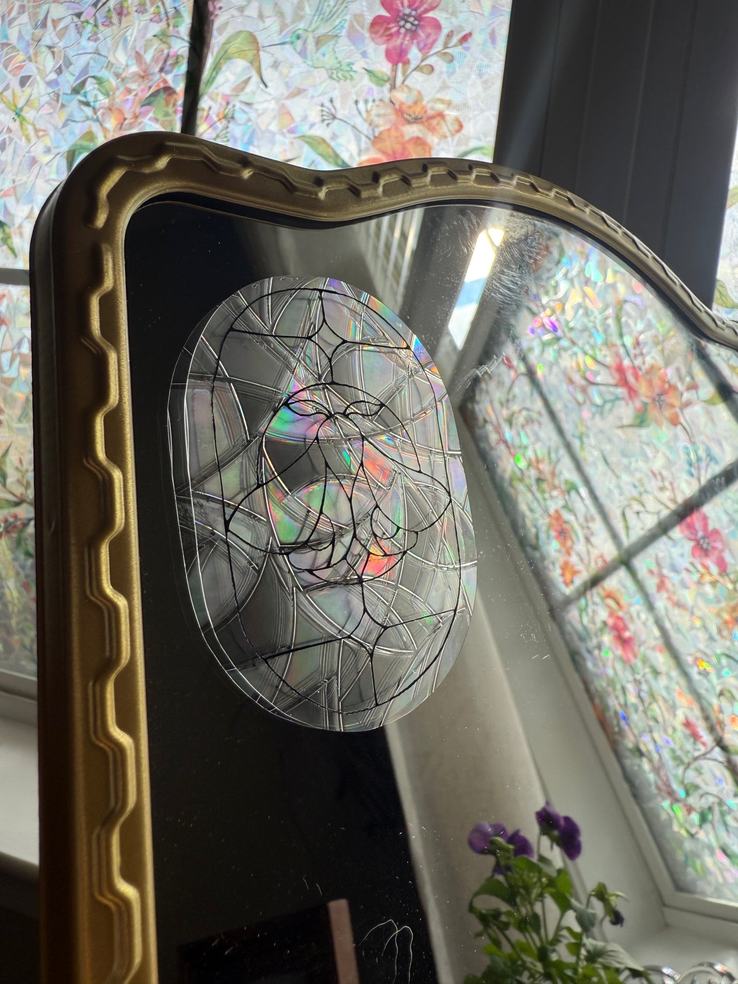 Moth Suncatcher Window Cling