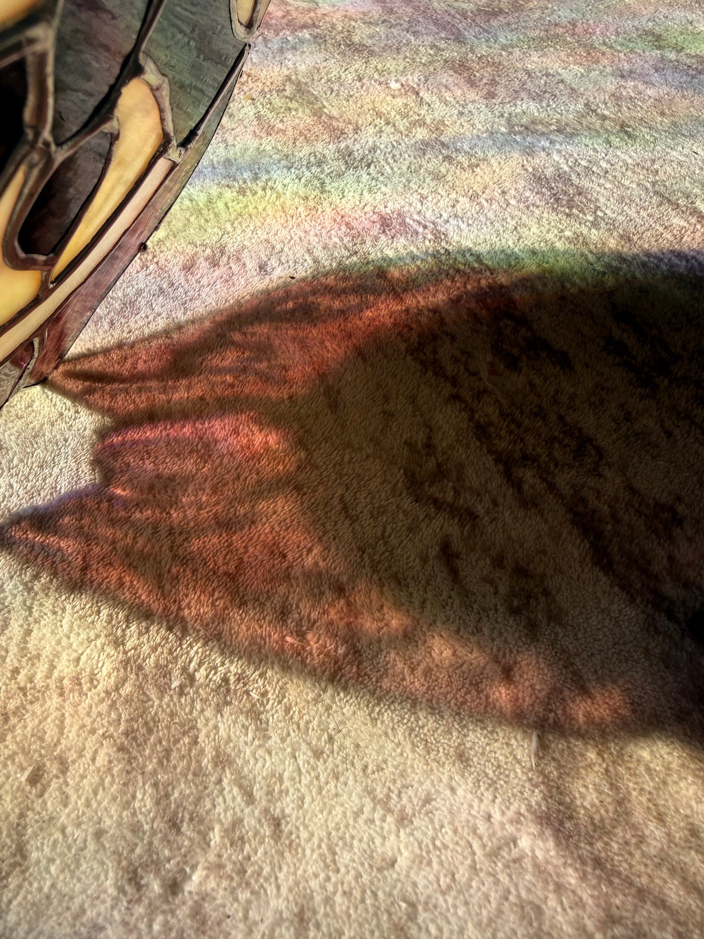 Cowgirl Raccoon Stained Glass | Western Trash Panda Suncatcher