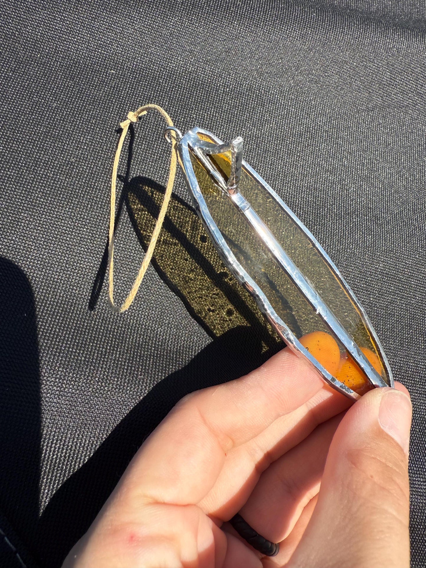 Tiny Surfboard Stained Glass Suncatchers/Surfboard Car Ornament/Christmas Ornament/Surfboard Keychain