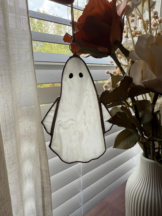 Ghost Stained Glass Suncatcher | Goth Babe Decor