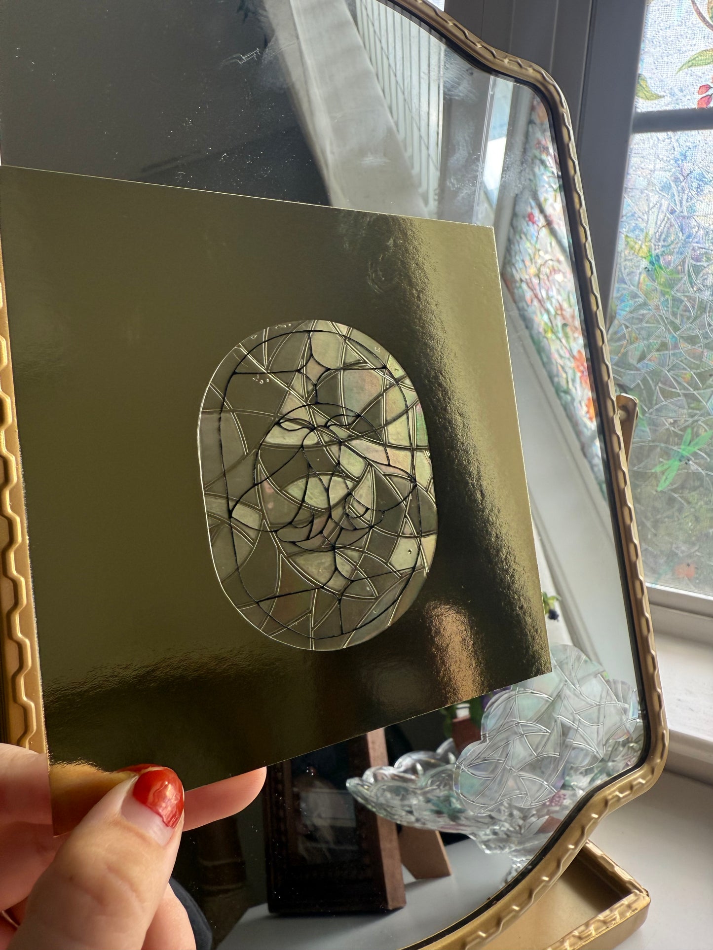 Moth Suncatcher Window Cling