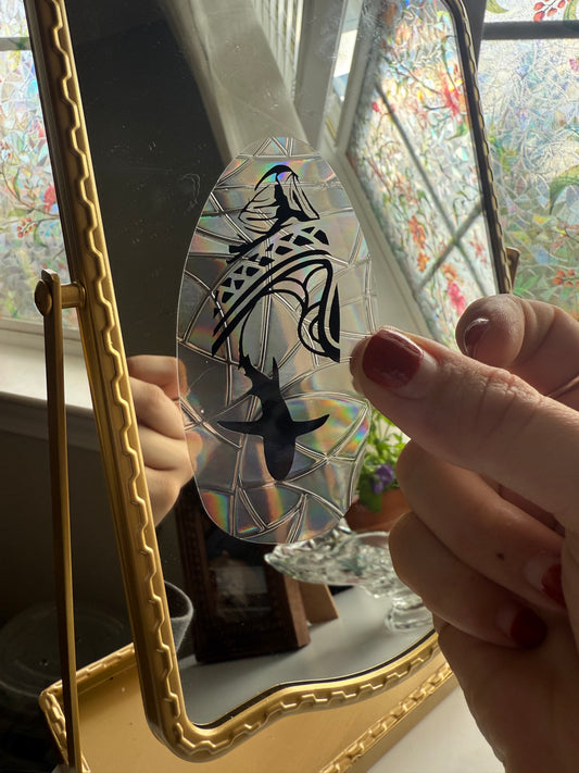 Surfboard Suncatcher Window Cling