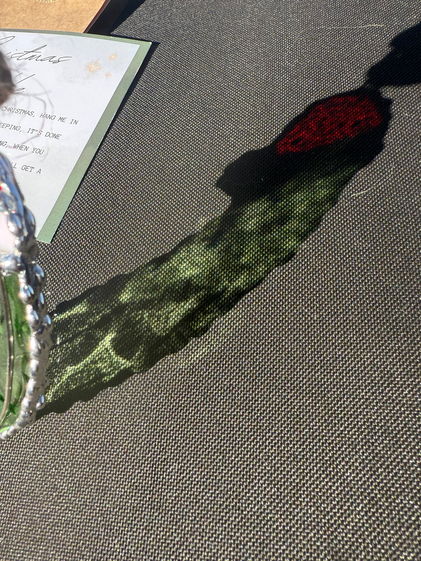 German Tradition - Stained Glass Christmas Pickle Ornament