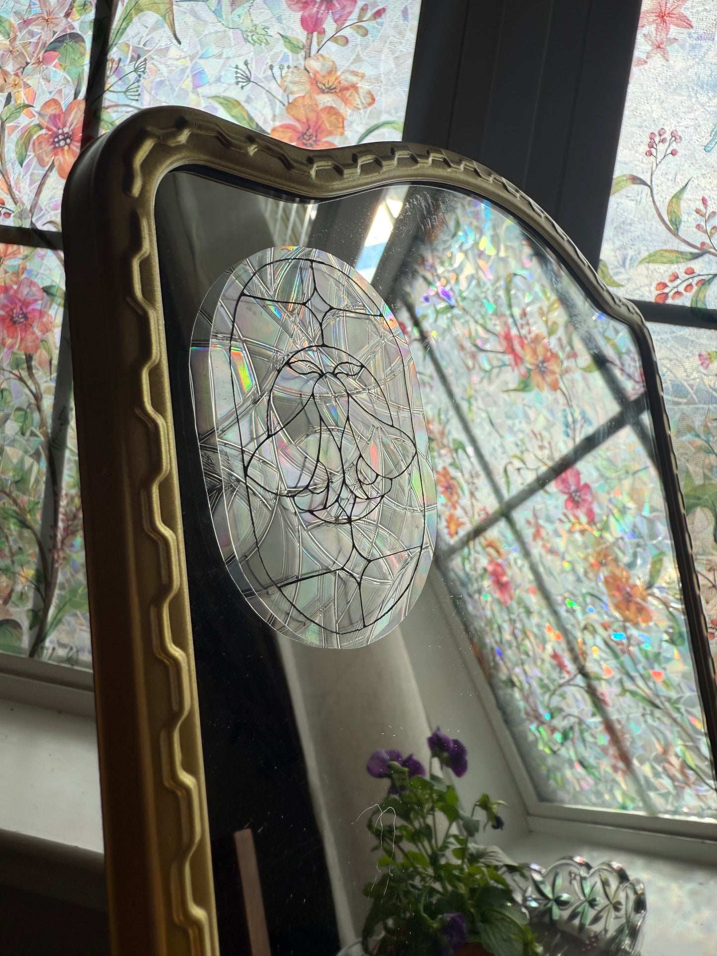 Moth Suncatcher Window Cling