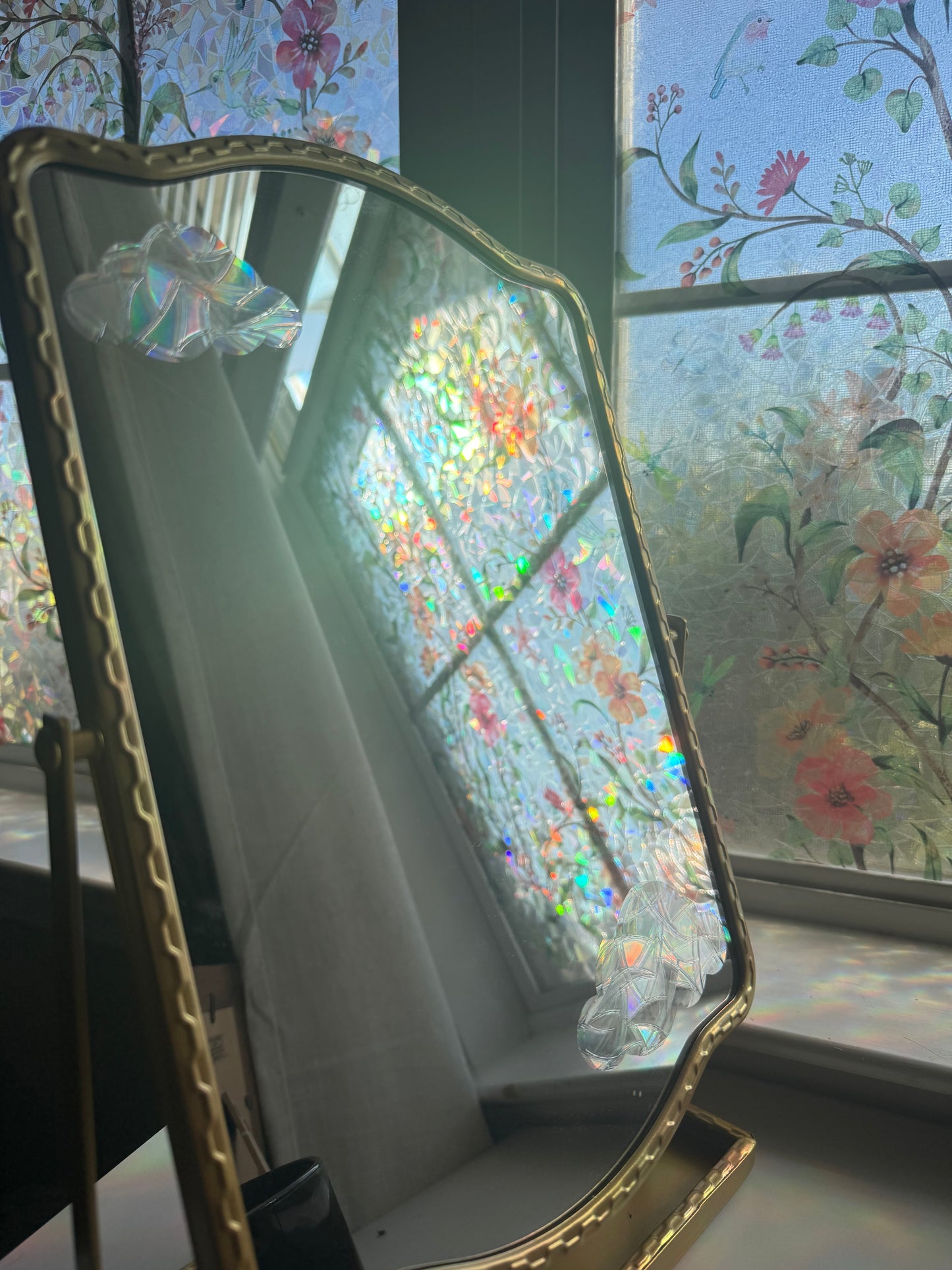 Clouds Suncatcher | Clouds Window Sticker | Suncatcher Window Cling | Rainbow Window Decal