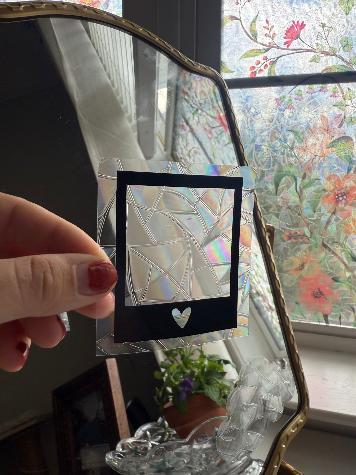 Polaroid Suncatcher Window Cling