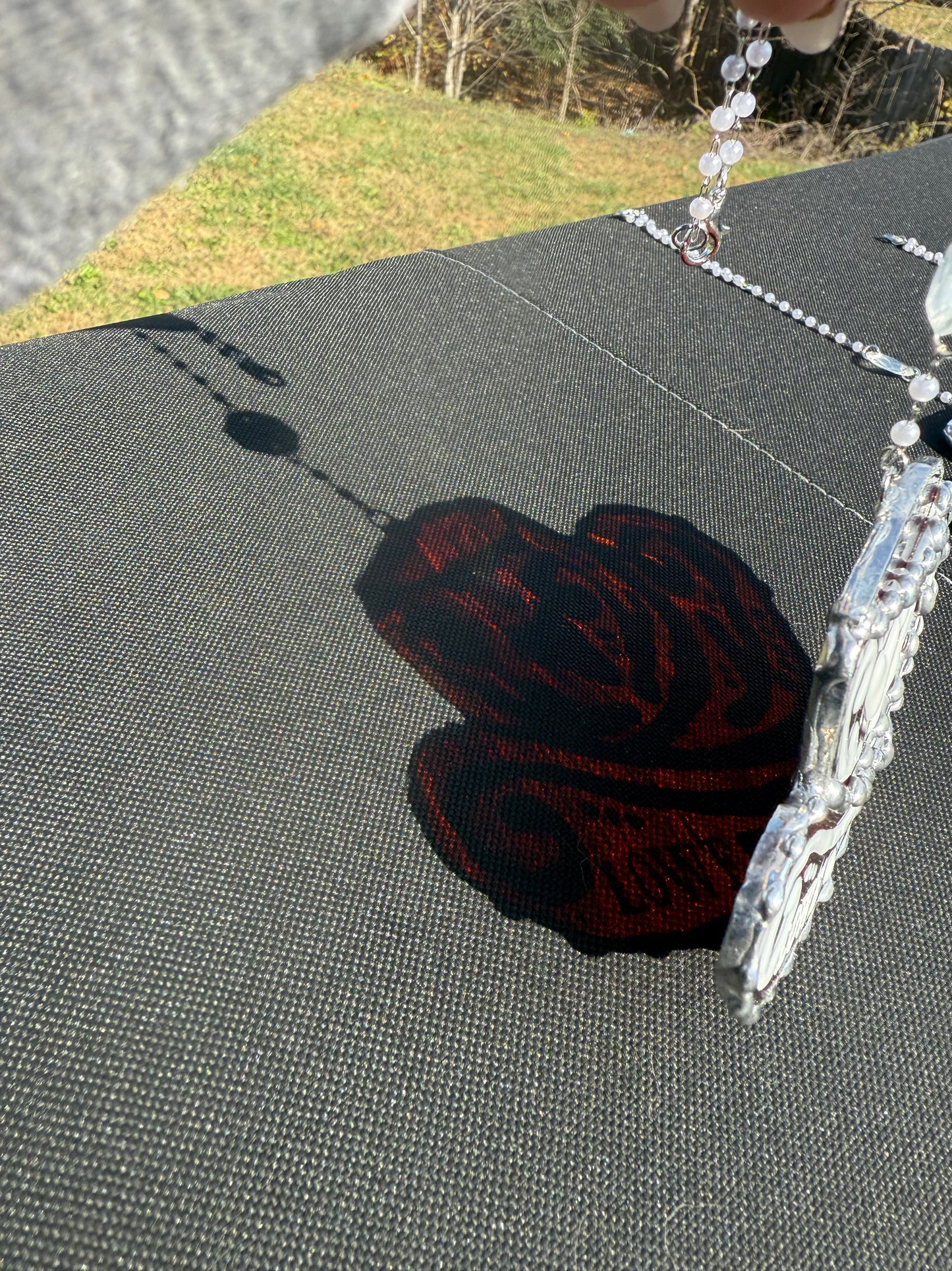 Customizable Cowboy Hat Stained Glass Suncatcher | Cowboy Car Accessory Suncatcher