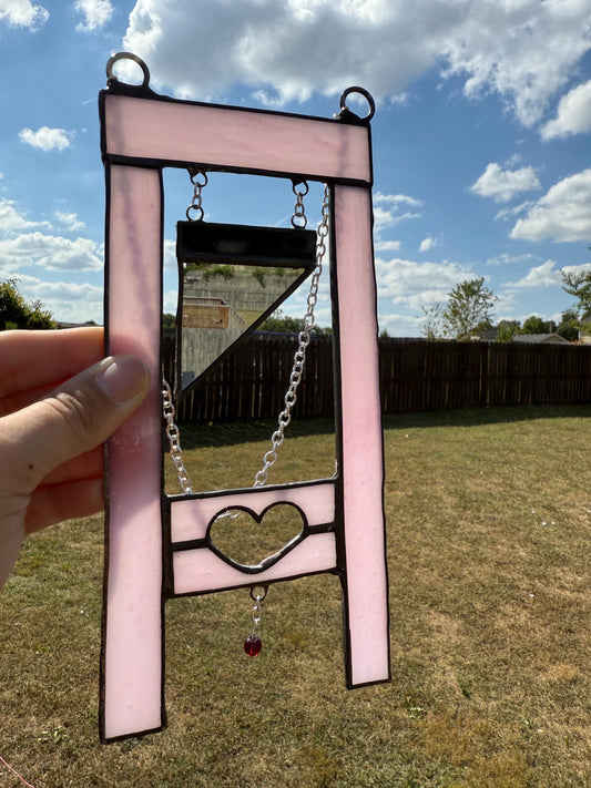 Heart Guillotine Stained Glass Pattern