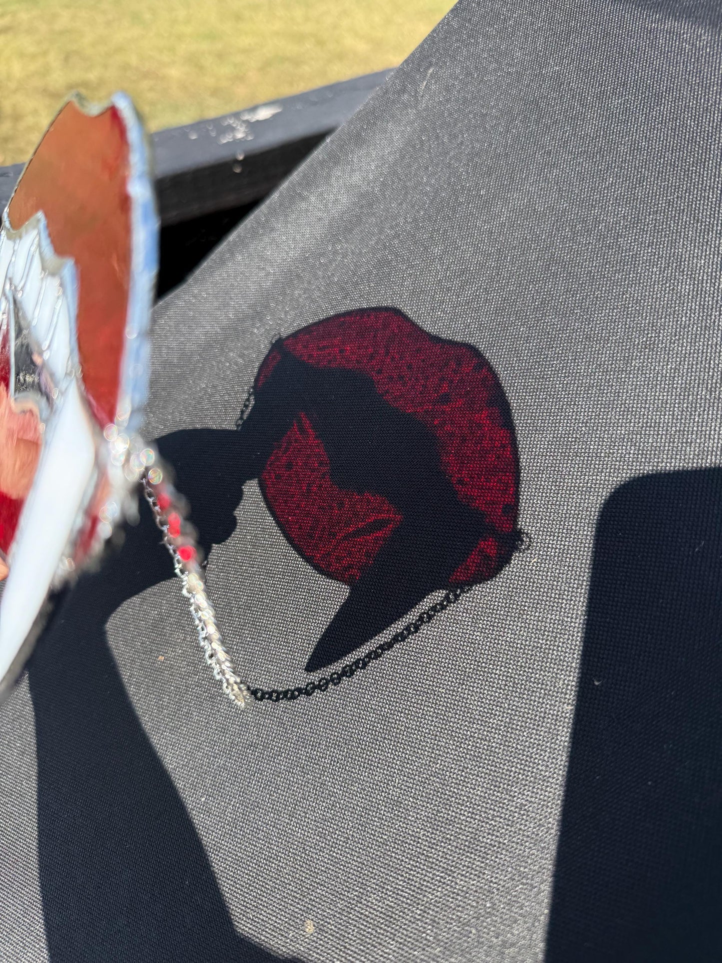 Juicy Vampire Lips Stained Glass Suncatcher/ Gothic Decor
