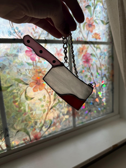 Bloody Knife Stained Glass Suncatcher Pattern