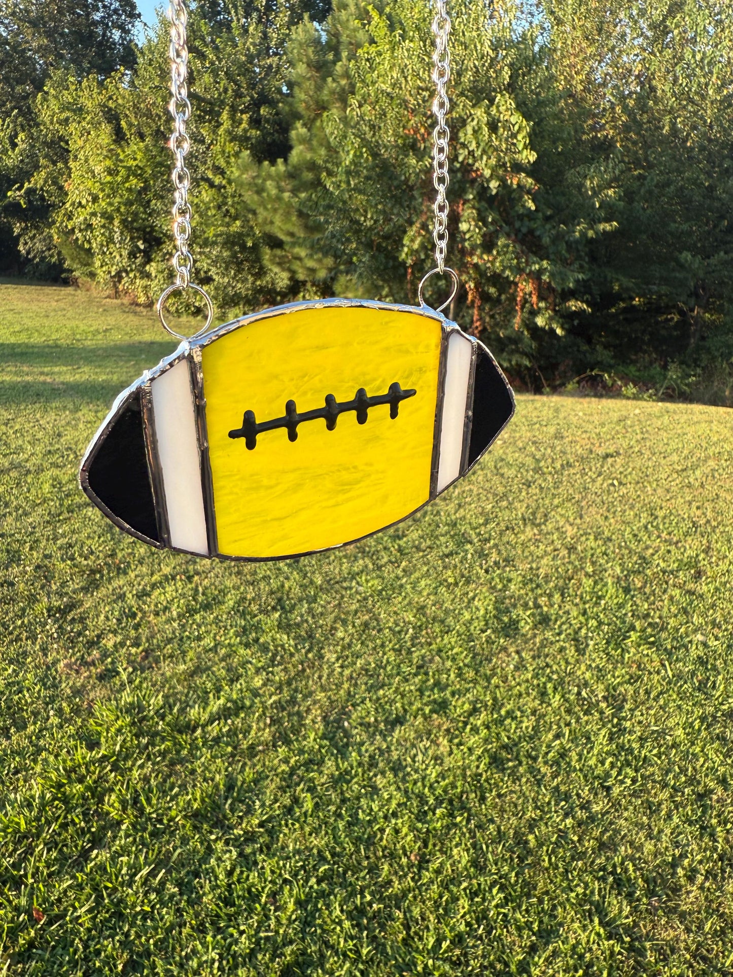 Football Stained Glass Suncatcher Pattern