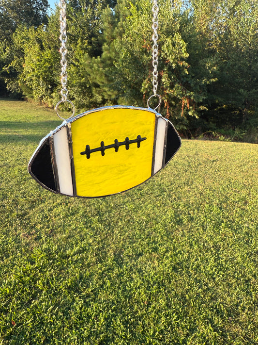 Football Stained Glass Suncatcher Pattern