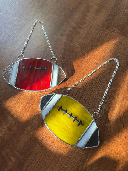 Football Stained Glass Suncatcher Pattern